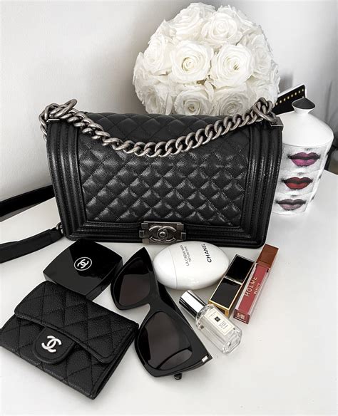 chanel boy bag caviar review|How to Wear a Chanel Boy Bag Review + Small Black Caviar .